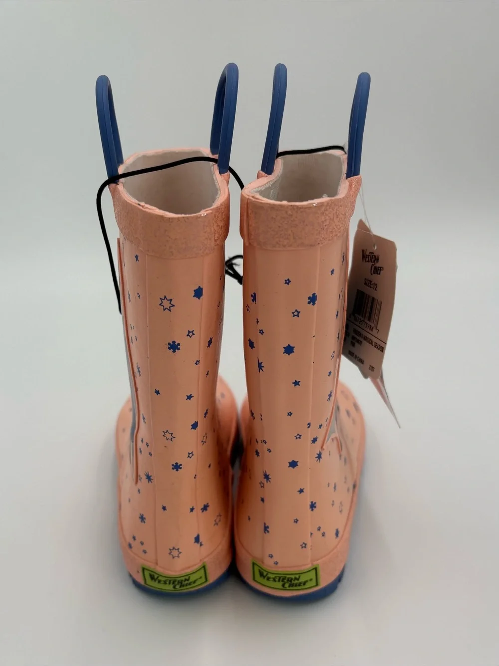 Western Chief Disney Frozen 2 Rain Boots Girls 12 Pink Anna Elsa NWT